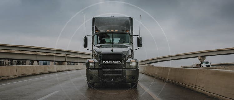 Story about Mack offering optimized driving with powerful driver assists